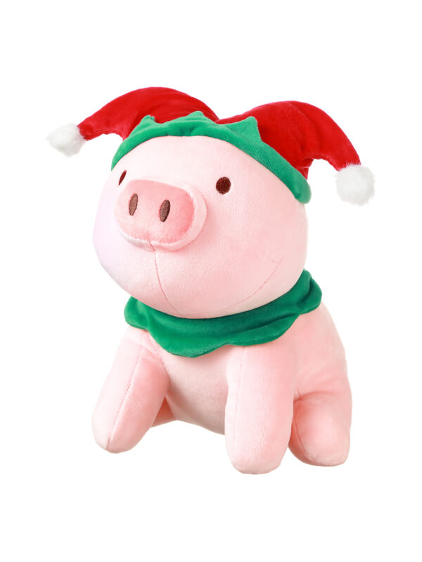 Thú bông Mini Family Series Sitting Piglet (Jester Hat)